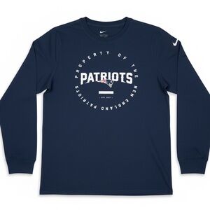 Nike NFL New England Patriots Team Apparel Long Sleeve Tee SUPER BOWL |  Kids XL